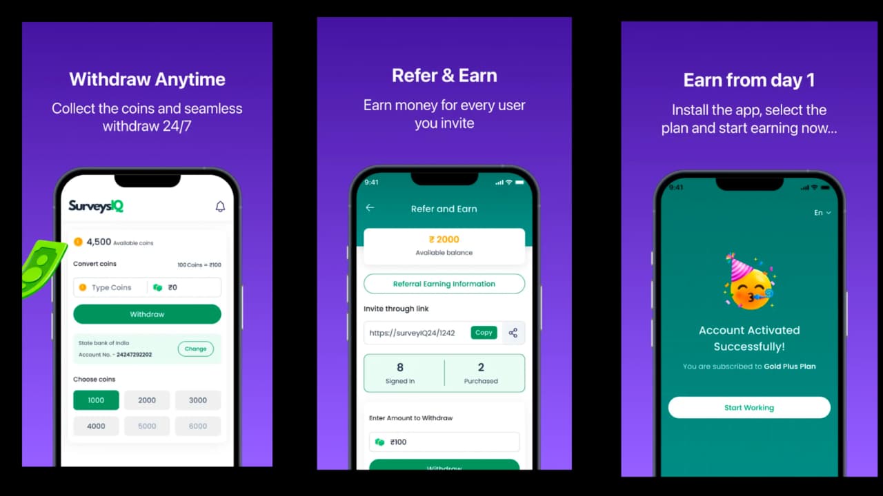 SurveysIQ App Screenshot
